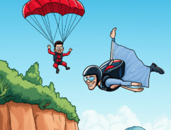 BASE Jumping vs Wingsuit Flying