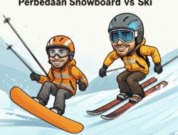 Perbedaan Snowboard vs Ski