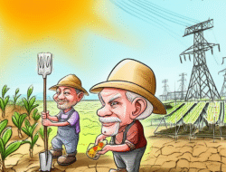 Efek perubahan kondisi  kepada pertanian serta daya tahan pangan