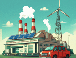 Gaya pemakaian daya terbarukan di bagian pabrik