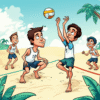 Teknik Dasar Permainan Bola Voli Pantai dan Perbedaannya dengan Voli Indoor