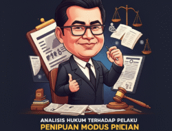 Analisis Hukum terhadap Pelaku Penipuan Modus Pinjaman Online
