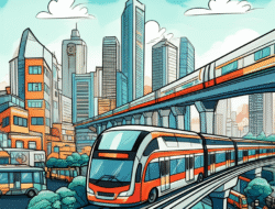 Kemajuan Prasarana InfrastrukturPengangkutan Massal di Kota Kota besar