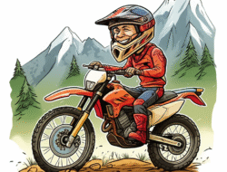 Motor Trail Sebagai Alat transportasi Harian di Area Pegunungan