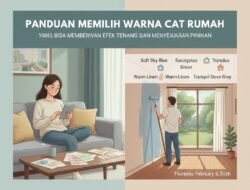 Panduan Memilih Warna Cat Rumah yang Bisa Memberikan Efek Tenang dan Menyejukkan Pikiran