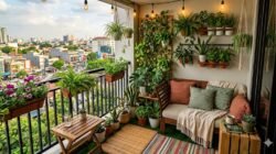 Cara Mendekorasi Balkon Apartemen yang Sempit Menjadi Area Bersantai yang Sangat Nyaman dan Hijau