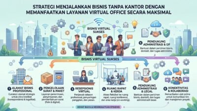 Strategi Menjalankan Bisnis Tanpa Kantor Dengan Memanfaatkan Layanan Virtual Office Secara Maksimal