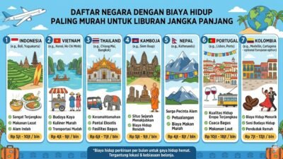 Daftar Negara Dengan Biaya Hidup Paling Murah Untuk Liburan Jangka Panjang