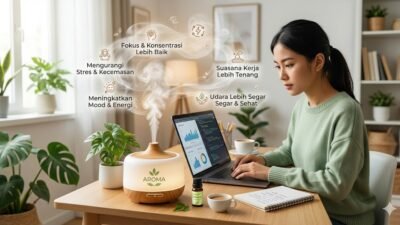 Manfaat Menggunakan Diffuser Essential Oil Untuk Menciptakan Suasana Kerja Yang Lebih Fokus