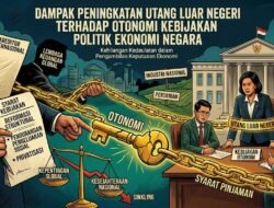 Dampak Peningkatan Utang Luar Negeri Terhadap Otonomi Kebijakan Politik Ekonomi Negara