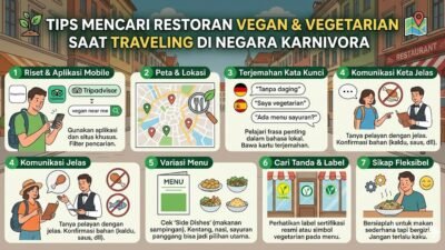 Tips Mencari Restoran yang Menyediakan Menu Vegan dan Vegetarian Saat Traveling di Negara Karnivora