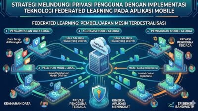 Strategi Melindungi Privasi Pengguna Dengan Implementasi Teknologi Federated Learning Pada Aplikasi Mobile